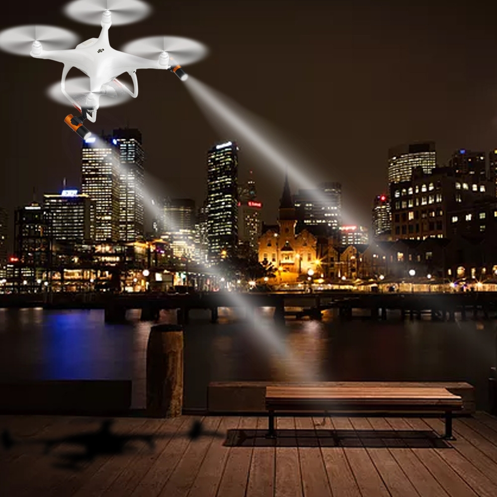 RCGEEK Night Navigation Searchlight Set Focusing Light RC Quadcopter Parts for DJI PHANTOM 3/4