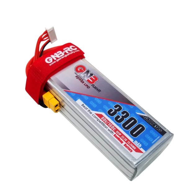 GAONENG 22.2V 6S1P 3300mAh 80C/160C High Discharge Power LiPo Battery For RC Airplane Car