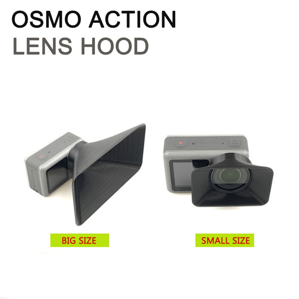 Lens Hood Cover Protective Cover Lens Anti-SunShade Sun Hood Protector for DJI OSMO ACTION Camera Accessories