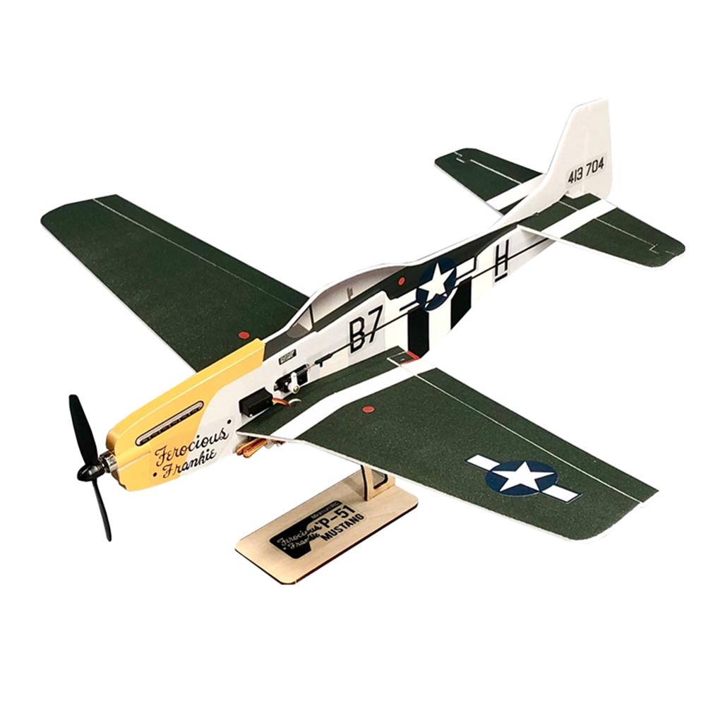 MinimumRC P-51 Mustang 4CH 360mm Wingspan RC Airplane Fixed Wing KIT/PNP - Photo: 1