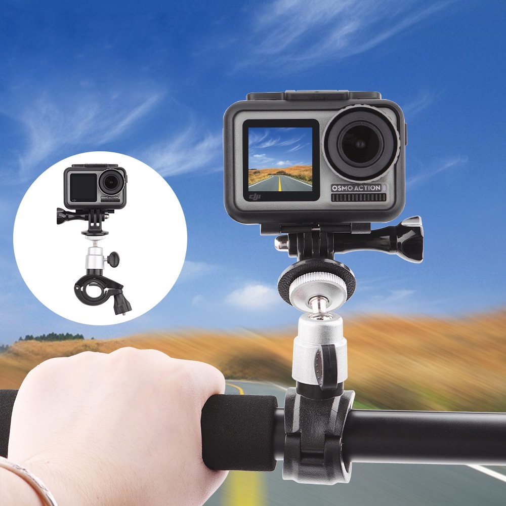 Camera Bicycle Bracket Fixed Clip With Adapter For DJI OSMO Action FPV Camera
