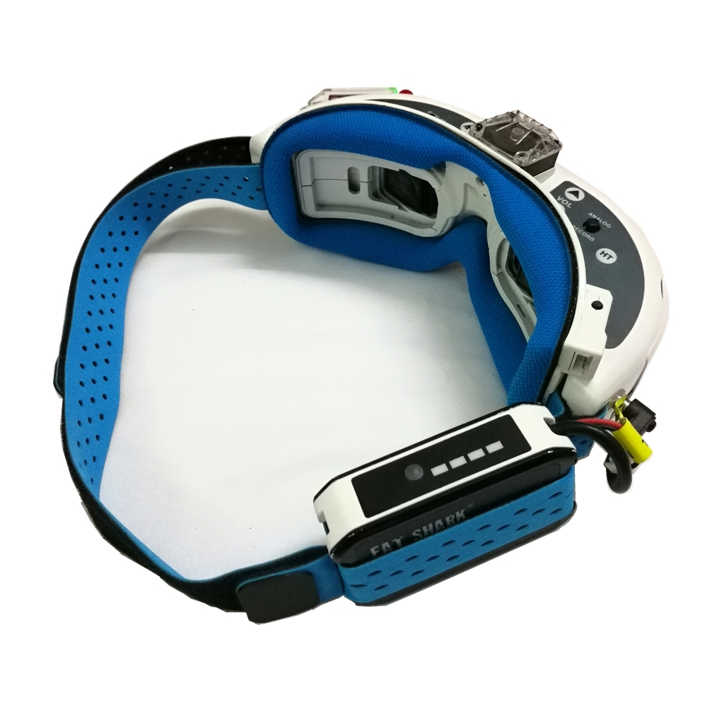 URUVA Fatshark FPV Goggles Head Strap With Faceplate Sponge Magic Sticking Tape For FPV RC Drone