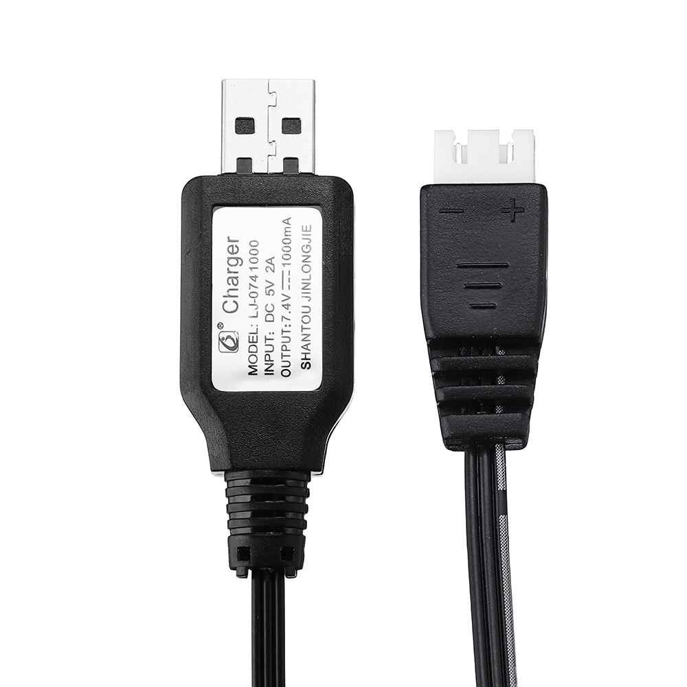 PXtoys Rc 7.4V Battery USB Charger Cable for 9200 9202 HJ209131 1/12 1/18 Car Spare Parts PX9200-37