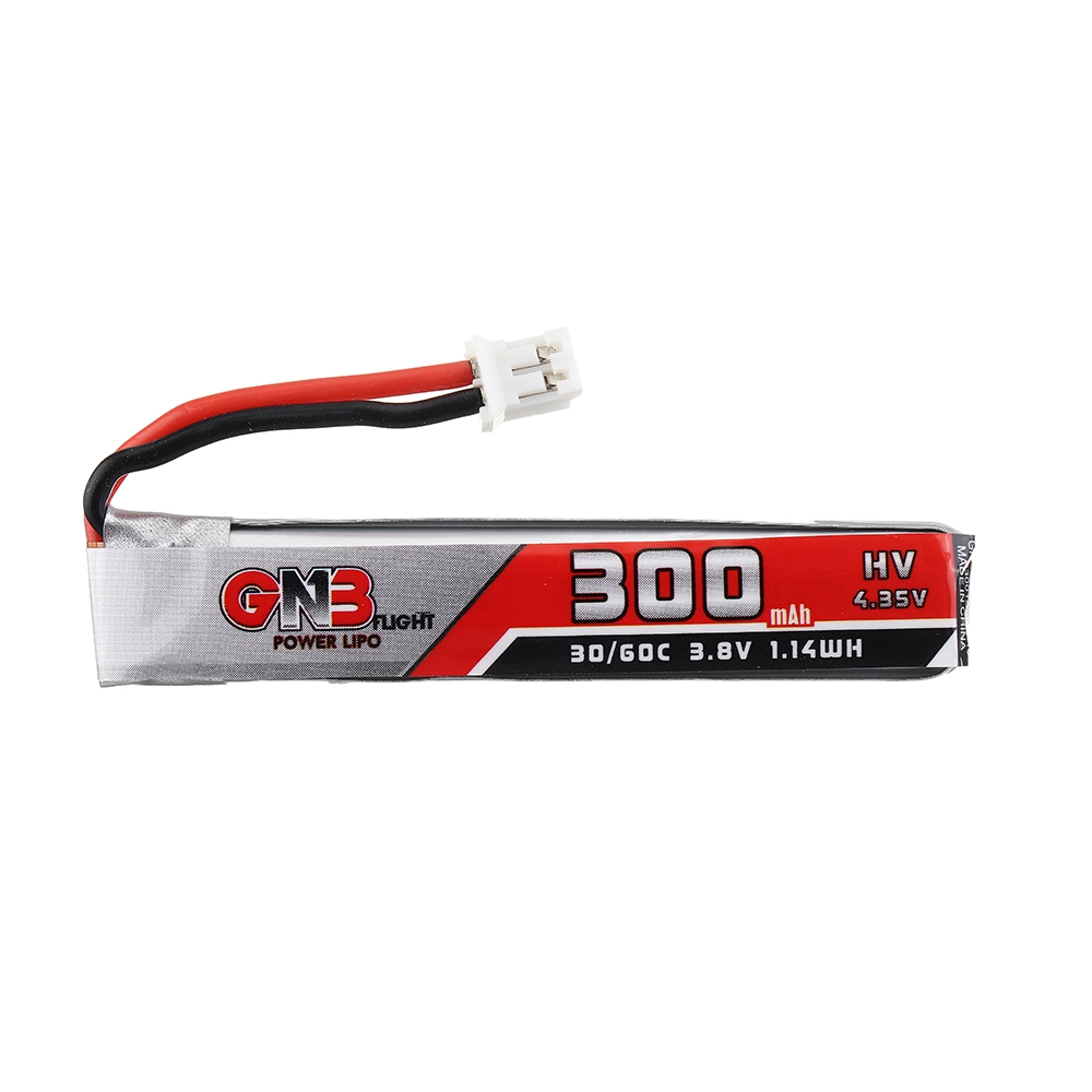 Gaoneng GNB 3.8V 300mAh 30C 1S Lipo Battery PH2.0 Plug for Happymodel Mobula7 Snapper Eachine Beta FPV