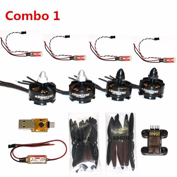 Kingkong Force 200 Power Combo 2204-2300KV Motor CC3D 12A Opto ESC For RC Multirotors