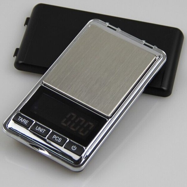 1000/0.1g Stainless Steel Digital Pocket Scale 