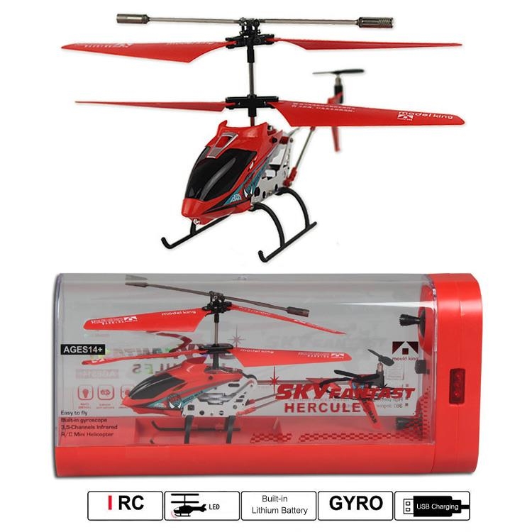 Mould King 3.5CH Alloy Infraed RC Helicopter With Gyro 