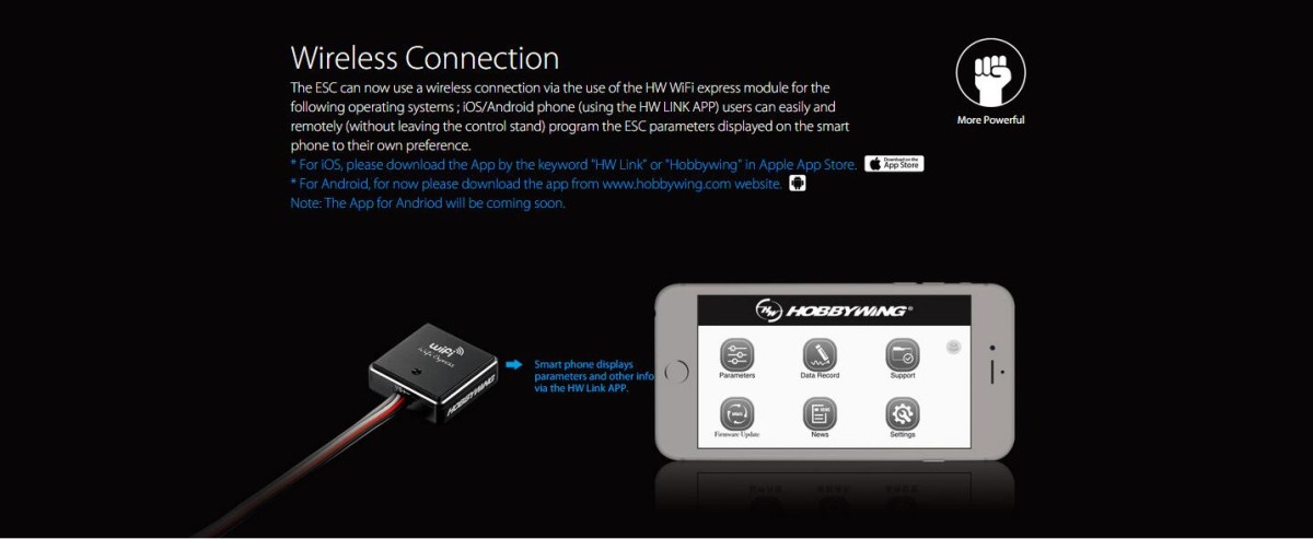 Hobbywing Wifi Express ESC Program for XERUN EZRUN Platinum SEAKING PRO