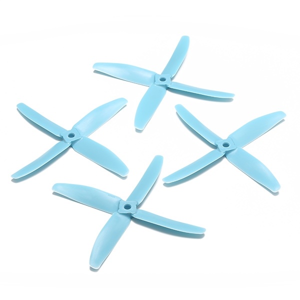 2 Pairs Gemfan 5040 4 Blade Glass Fiber Nylon Propeller CW CCW For 1806 2205 Motors ZMR250 QAV250