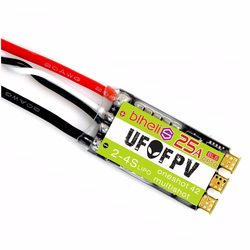 UFOFPV BLHeli_S BLS 25A OPTO ESC 2-4S Electronic Speed Controller Support DSHOT MULTISHOT ONESHOT42