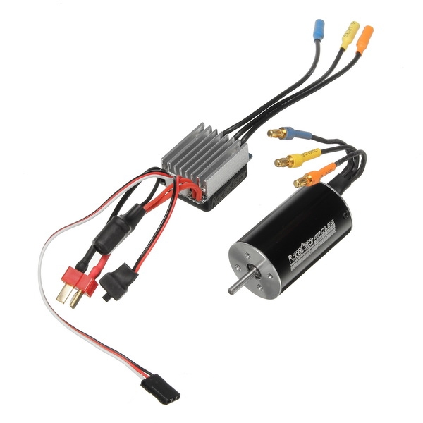 Racerstar 2845 Motor Brushless Waterproof Sensorless 35A ESC Combo 1/12 1/14 RC Car Parts