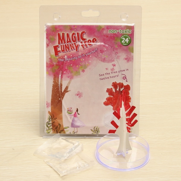 JA Magic Funny Growing Tree Blossom Paper Art Kids Educational Toy Decor