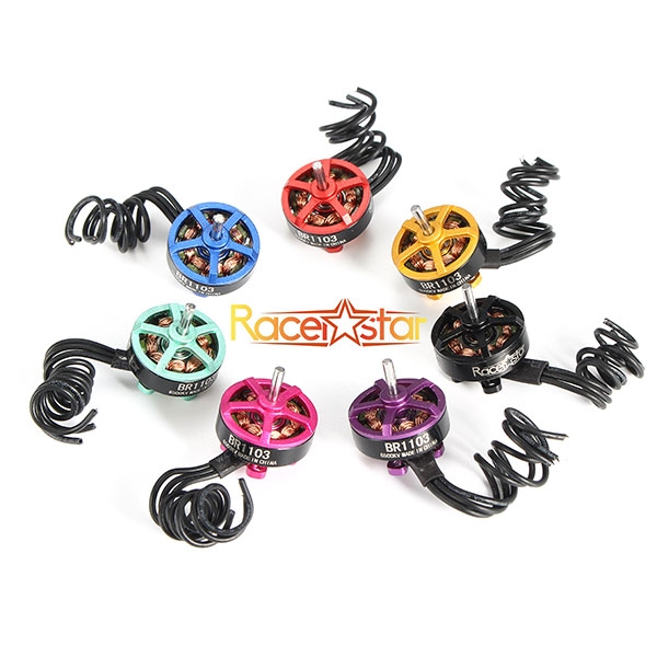 4X Racerstar Racing Edition 1103 BR1103 10000KV 1-2S Brushless Motor Red For 50 80 100 RC Multirotor