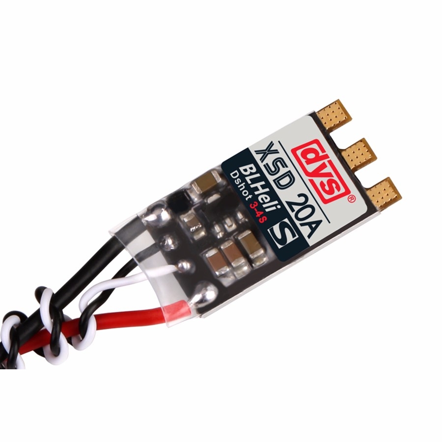 DYS XSD 20A 3-4S ESC BLHeli_S Supports Dshot600 Dshot300 For High KV Motors