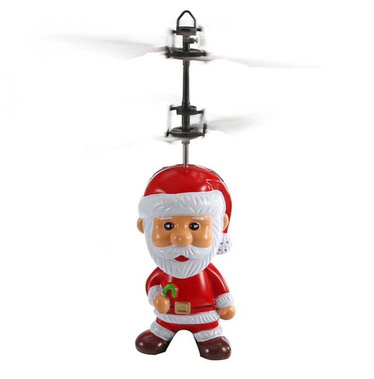 Induced Flying Santa Claus Inductive Father Christmas Toy Gift for Kid
