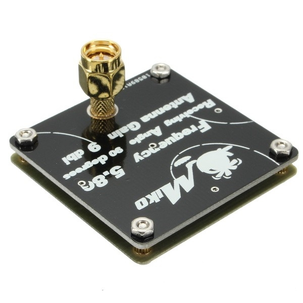 5.8G 9dBi High Gain 90 Degree FPV Receiver RX Flat Antenna SMA Male RP-SMA Male