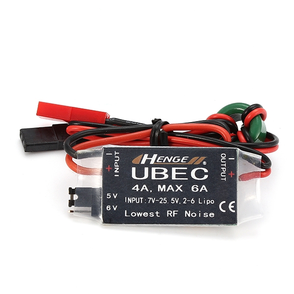 HENGE UBEC 6V 6A 2-6S Lipo NiMh Battery Switch Mode BEC 