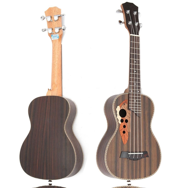 23 Inch Four Strings 19-Frets Spruce Ukulele With Grape Shape Holes