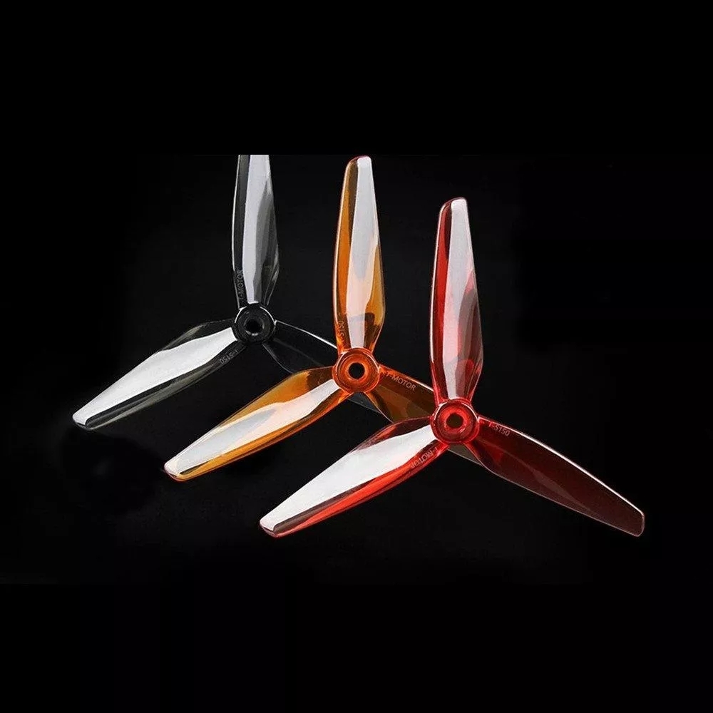 Summer Prime Sale 5 Pairs T-Motor T5150 5Inch 3 Blade Propeller POPO Compatible for RC Drone FPV Racing Multi Rotors
