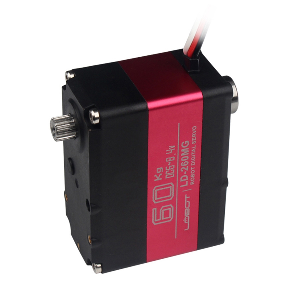 LOBOT LD-260MG 180° 60KG Large Torque Metal Gear Digital Servo For RC Robot