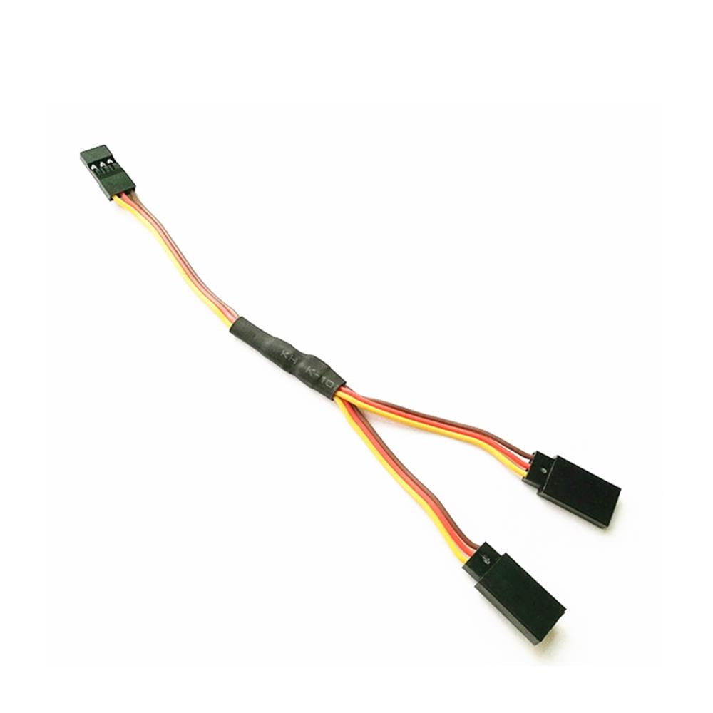 2pcs URUAV 10cm 100mm 30 Core Dupont Y Cable Servo Cable For RC Models