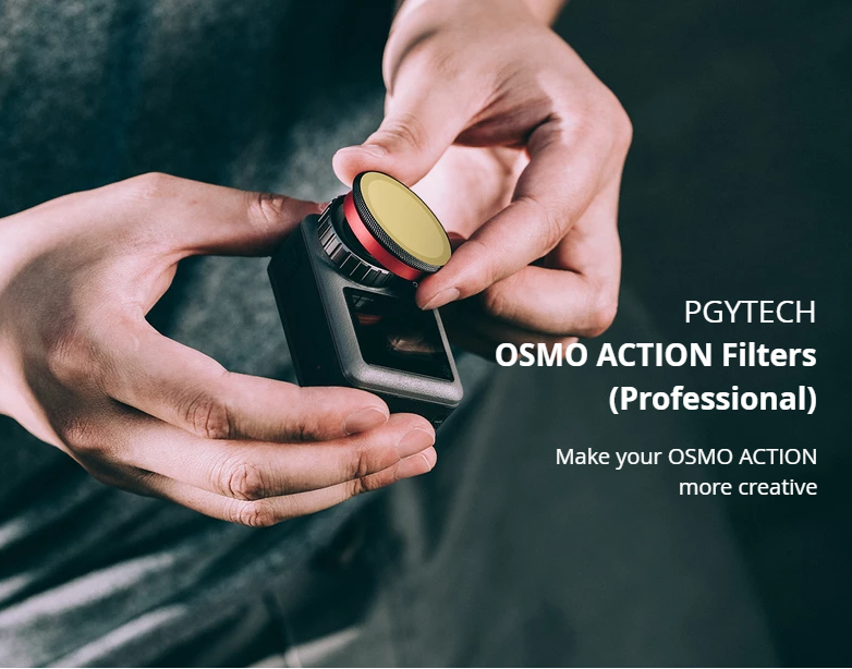 PGYTECH OSMO ACTION Filter ND Set NDPL 8 16 32 64 Lens Professional Accessories P-11B-019 For DJI Sport Camera
