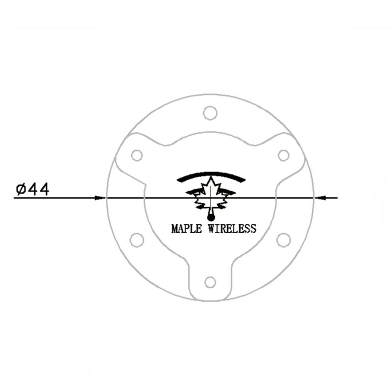 5.8GHz 8.5dBi Directional Circular Polarized Maple Wireless FPV Antenna RHCP for FPV RC Racing Drone