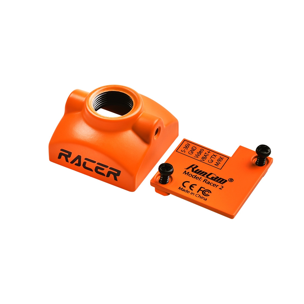 Camera Protective Case Mount for RunCam Racer2 FPV Camera Orange/Black