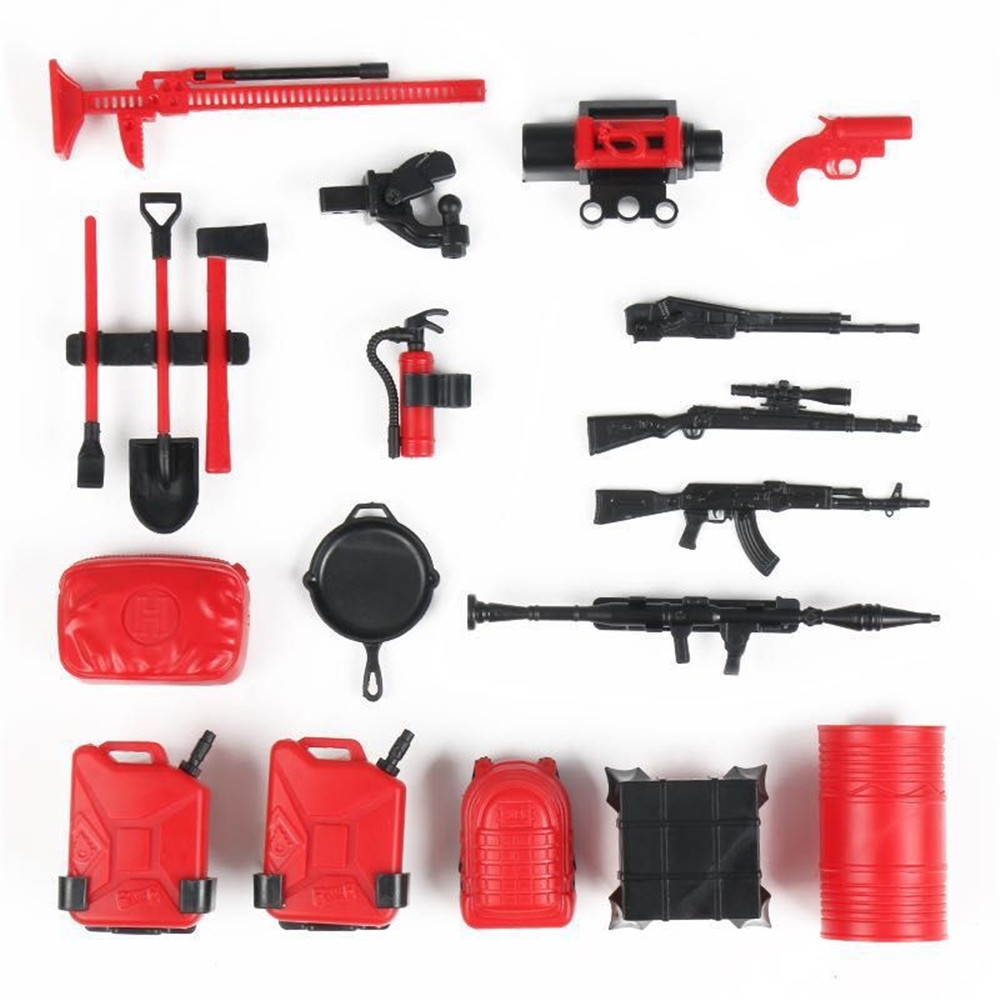 20PCS RC Decoration Tools for WPL B16 B36 C34 C24 JJRC Q65 4WD 6WD Car Spare Parts