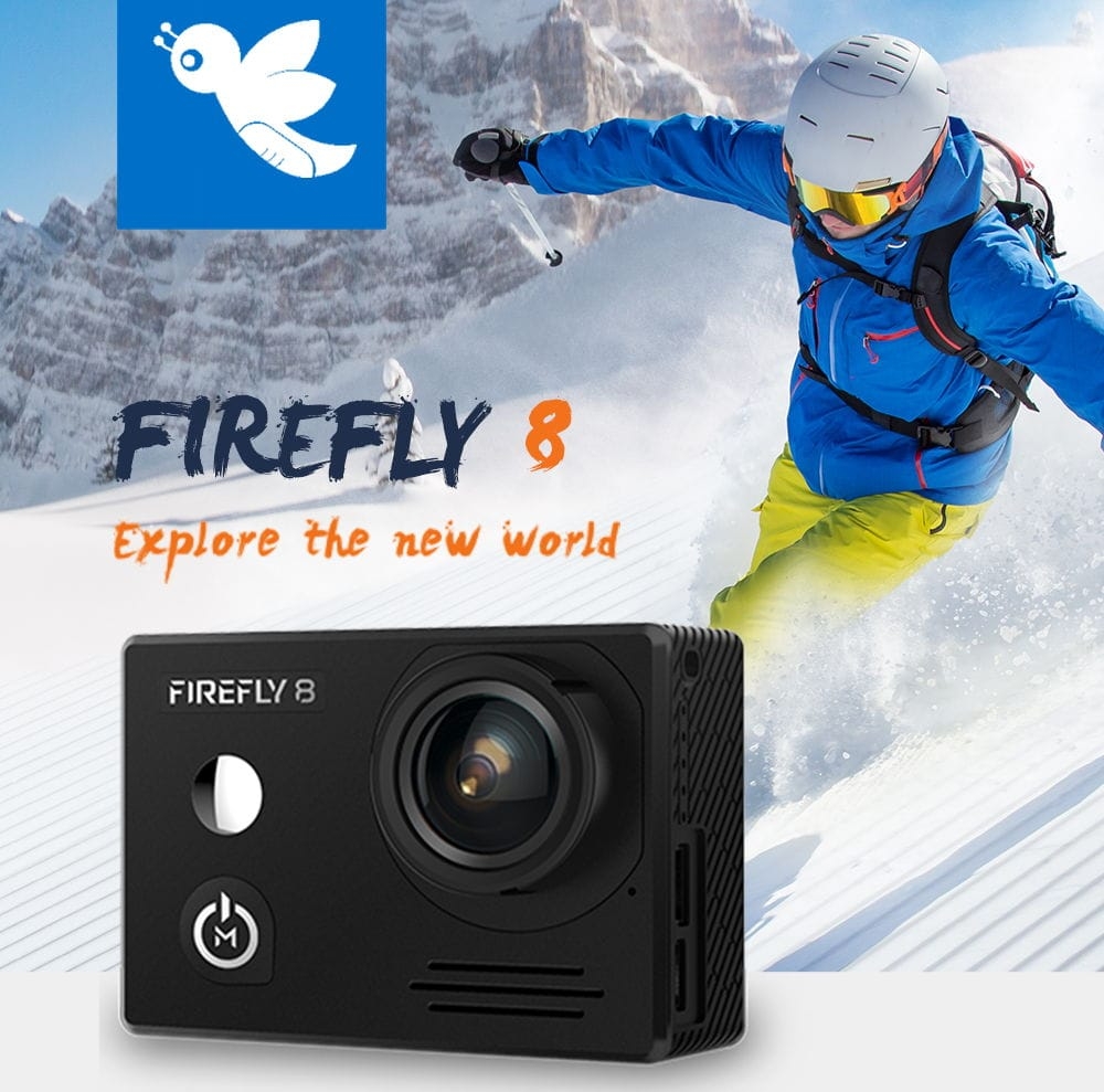 Hawkeye Firefly 8 2160P 170 Degree Wide Angle Bluetooth WiFi HDR FPV Action Camera Built-in Microphone