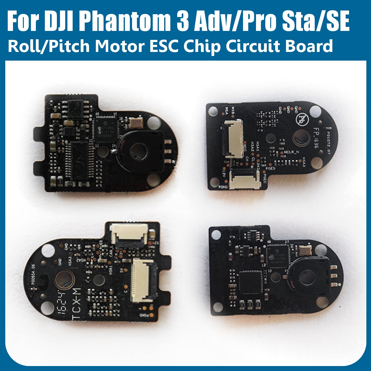 Roll/Pitch Motor ESC Chip Circuit Board RC Quadcopter Parts for DJI Phantom 3 Adv/Pro Sta/SE