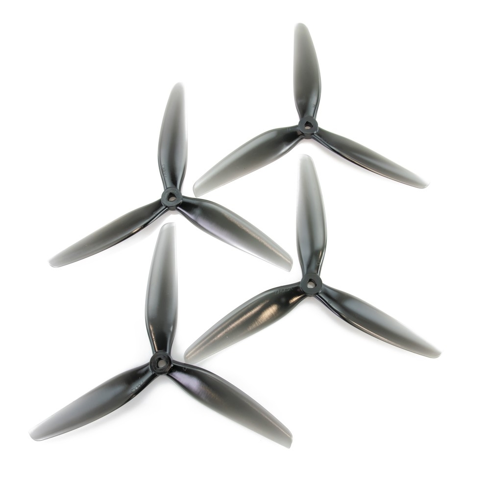 HQProp DP7X4X3 3-blade 7Inch Poly Carbonate POPO Propeller 2CW+2CCW Light Grey