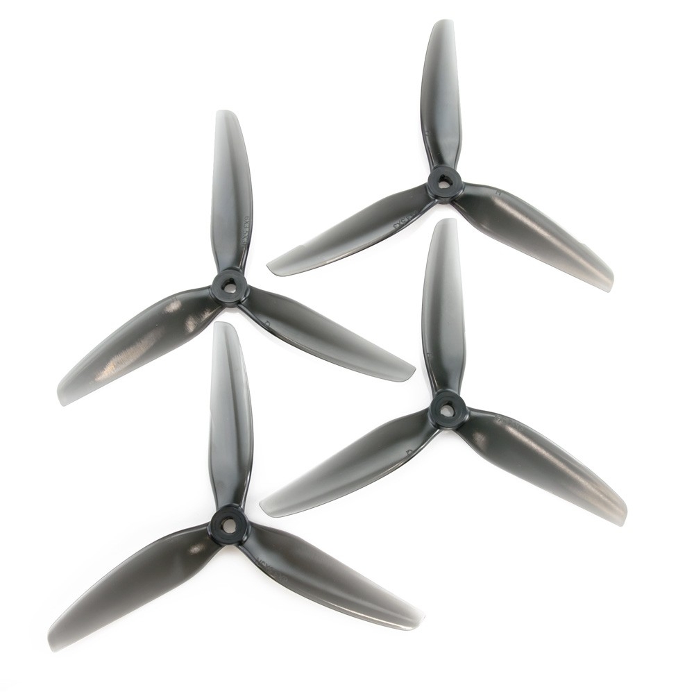 HQProp DP6X3.5X3 3-blade 6Inch Poly Carbonate POPO Propeller 2CW+2CCW Light Grey