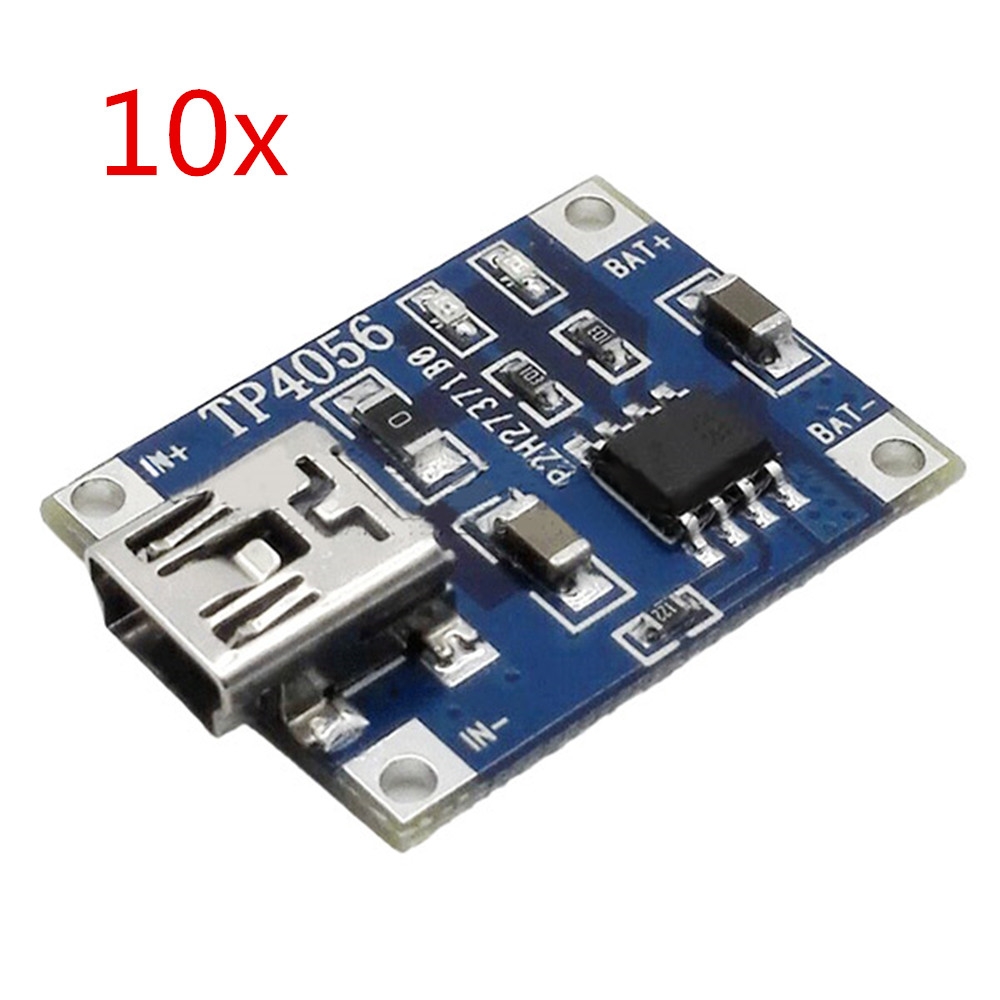 10PCS TP4056 5V 1A Lipo Battery Mini USB Charging Board Charger Module