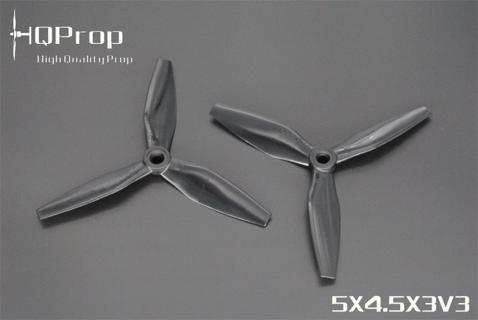 2 Pairs HQProp DP5X4.5X3V3 Durable 5045 5x4.5 5 Inch 3-Blade Propeller for RC Drone FPV Racing