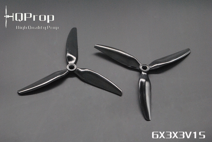 2 Pairs HQProp DP6X3X3V1S Durable 6030 6 Inch 3-Blade Propeller for RC Drone FPV Racing