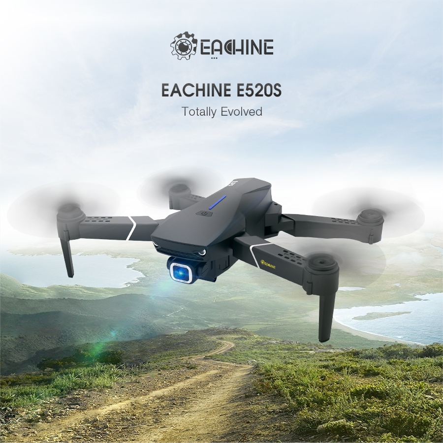 Eachine E520S GPS WIFI FPV With 4K/1080P HD Camera 16mins Flight Time Foldable RC Drone Quadcopter