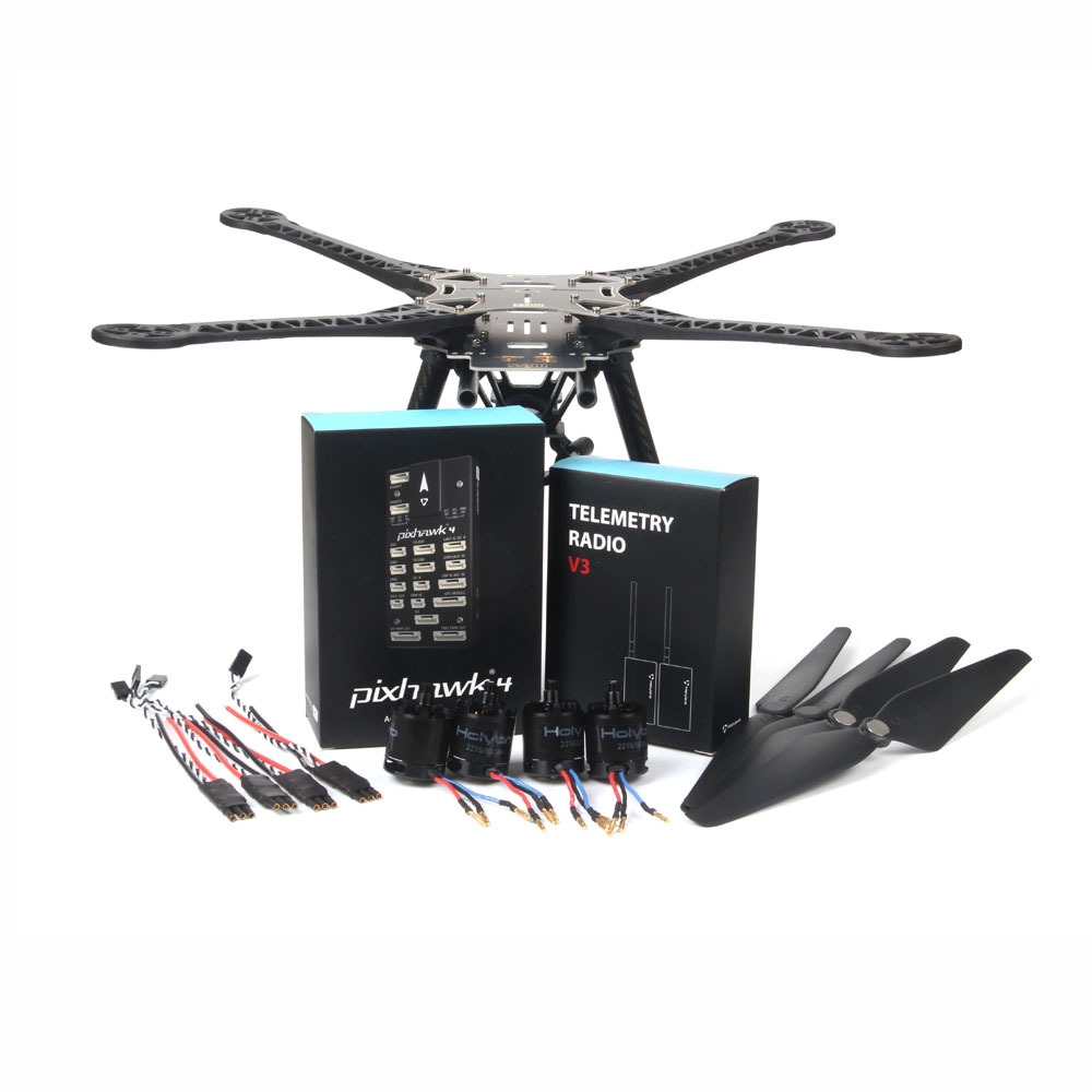 Holybro S500 V2 Frame Pixhawk 4 FC 933/915MHz Telemetry Radio 2216 880KV Brushless Motor 1045 Propeller Kit Combo