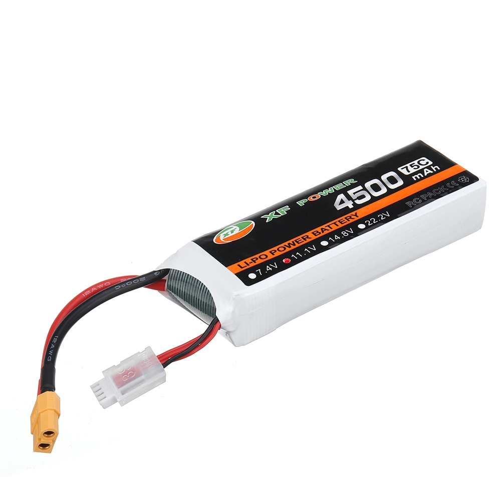 XF POWER 11.1V 4500mAh 75C 3S Lipo Battery XT60 Plug for Volantax Phoenix V2 759-2