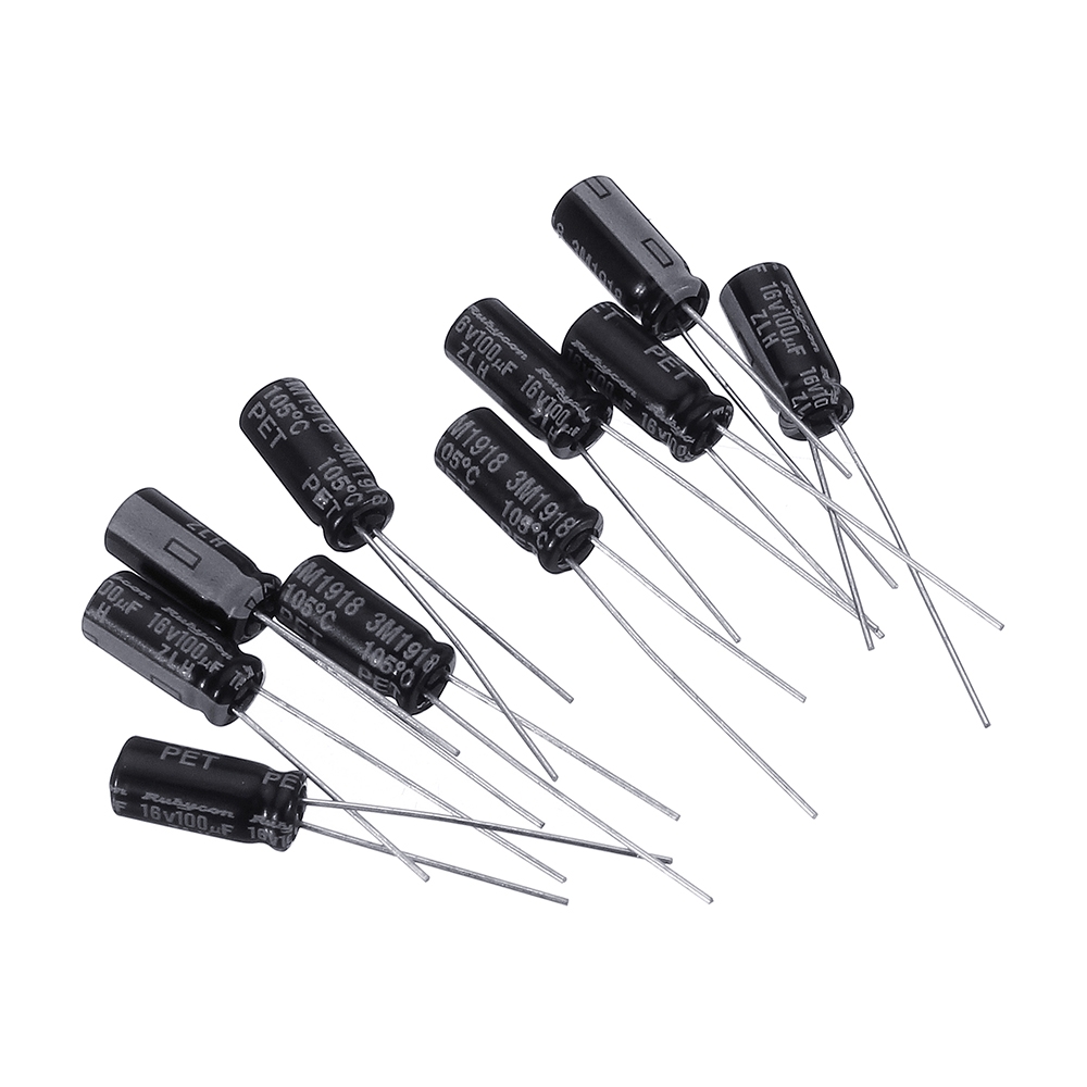 10 PCS 16V 100UF Capacitor 16ZLH100MEFC5X11 for Brushless ESC RC FPV Racing Drone