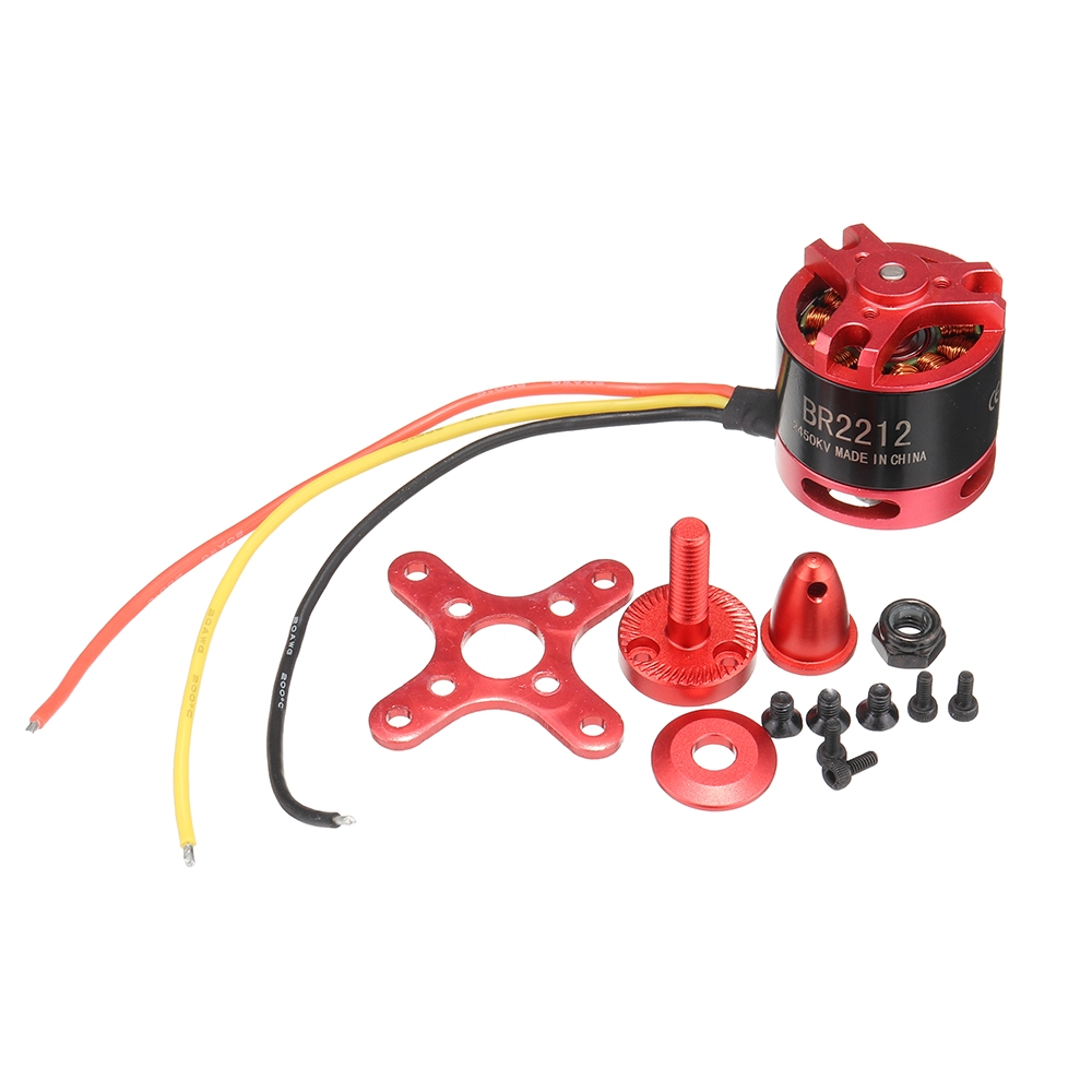 Racerstar BR2212 2450KV 1-3S Brushless Motor for RC Airplane Model