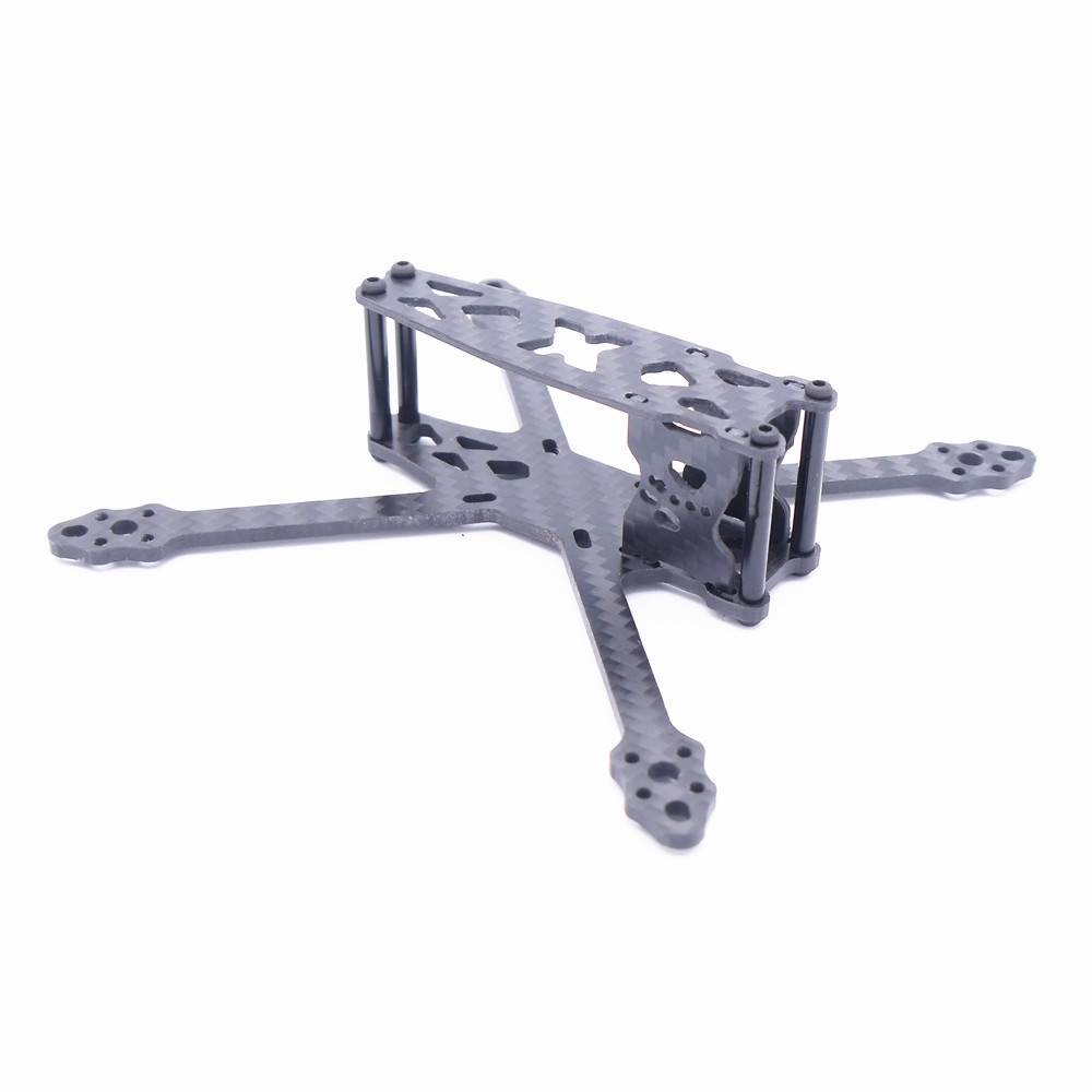 Yelo 125mm 2.5mm Arm 2.5 Inch Carbon Fiber Toothpick Frame Kit for RC Drone FPV Racing