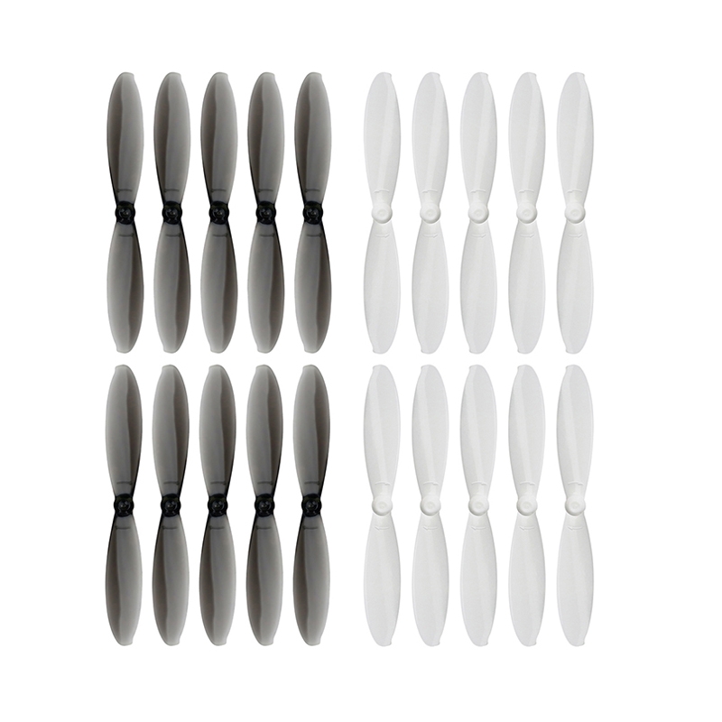 10 Pairs KINGKONG / LDARC 56mm 1.0mm Hole 2-blade Propeller for RC Drone FPV Racing