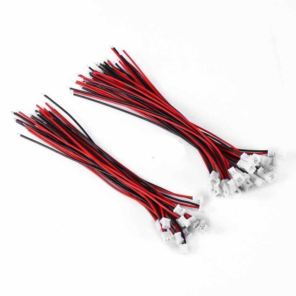 10PCS PH1.25 Soft Silicone Connector Cable Wire Male Female Head for RC Drone Spare Parts Kingkong Tiny 6 Hollow Cup DIY Line
