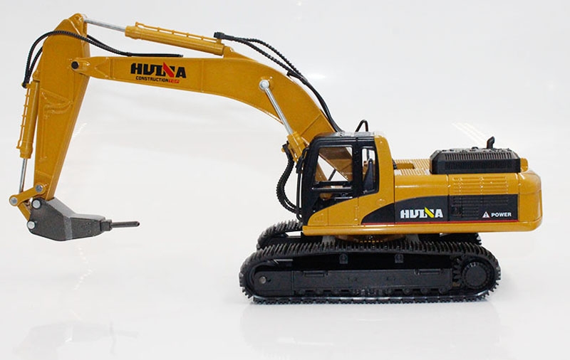 HUINA 1910 1:40 Static Alloy Excavator Model Diecast Model Metal Vehicles