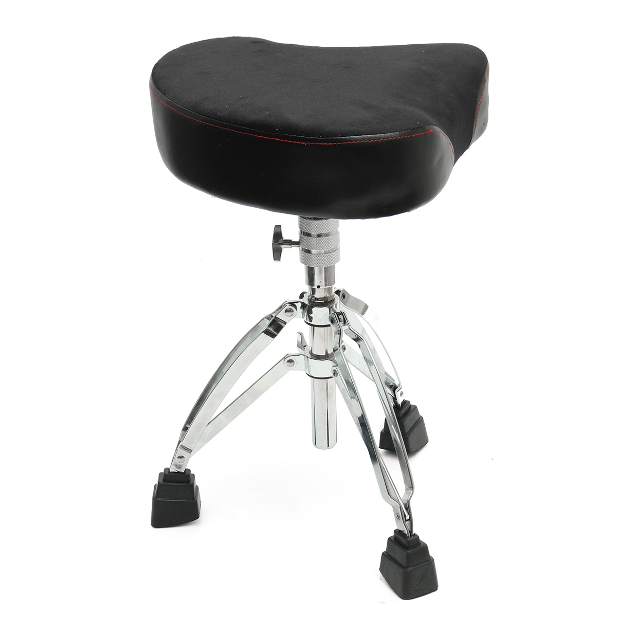 Yinyoute Z-220 Leather Suede Threaded Rod Drum Stool for Drummer
