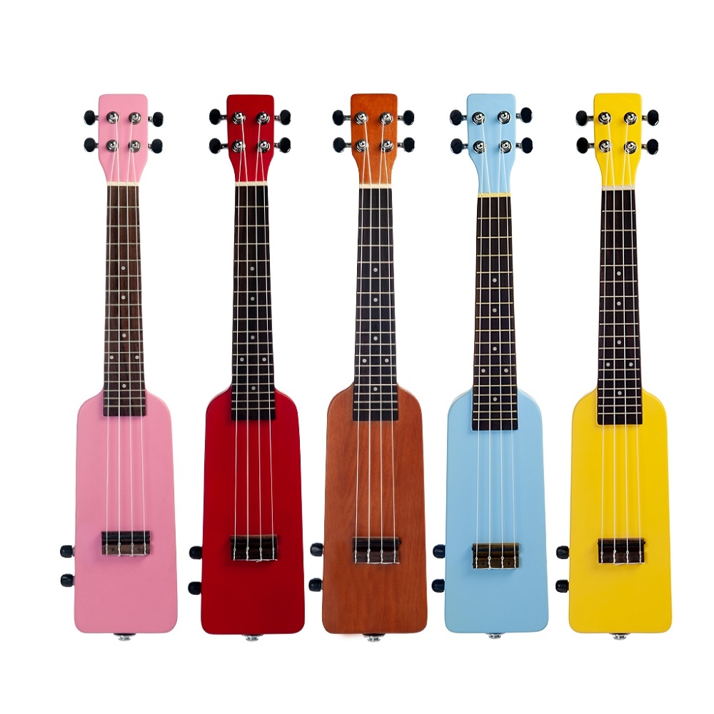 NAOMI 23 Inch Bottle Design 4 String Solid Wood Okoume Electronic Ukulele