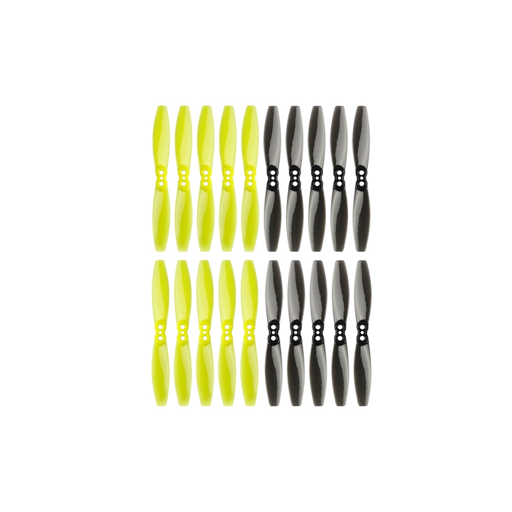 10 Pairs LDARC 2.5 Inch 65mm-2blades Racer Propeller(hole diam:1.5mm) M2 Screw Fixing For Toothpick FPV