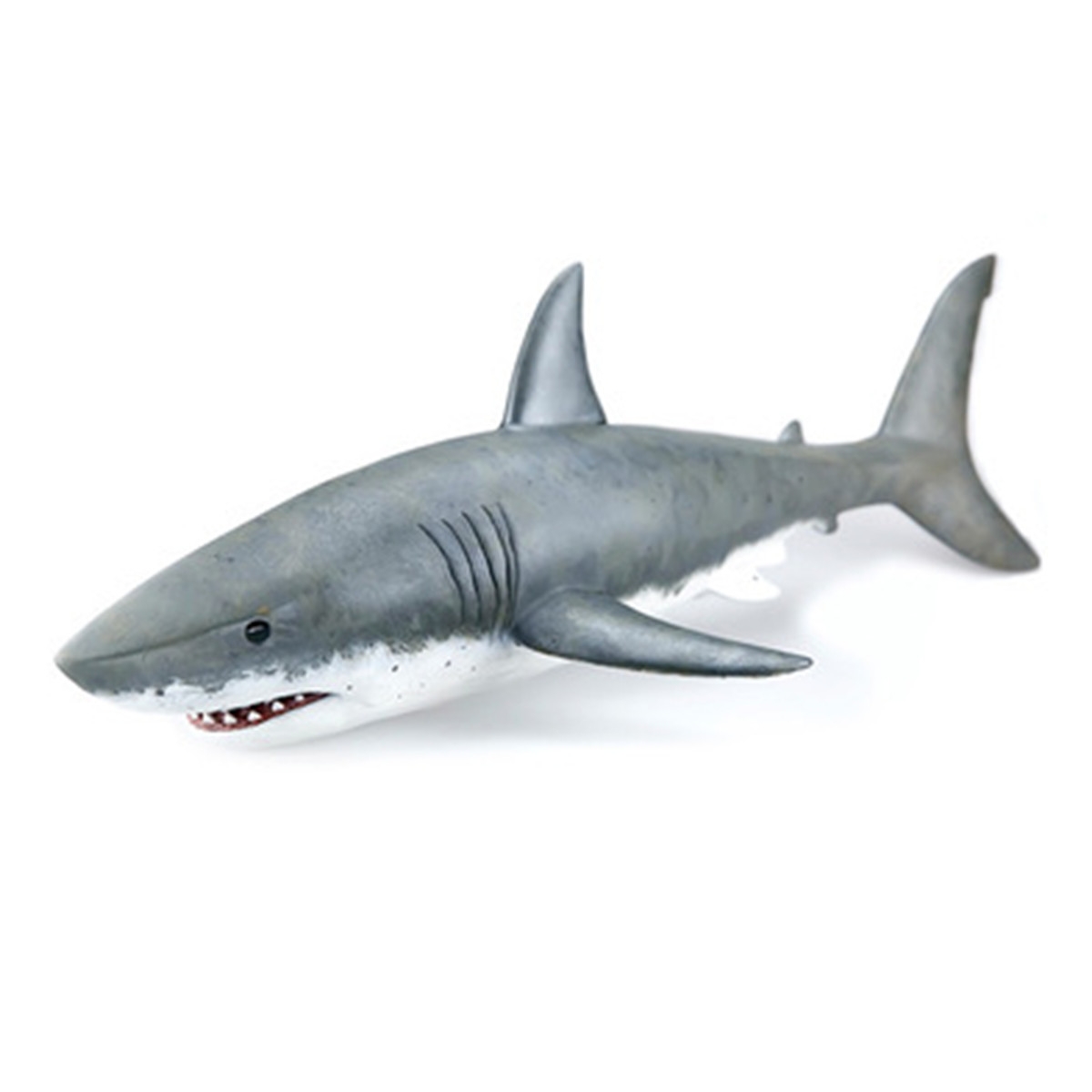 58CM EDAGE 1/12 Scale Great White Shark Marine Animal Figure Model Plastic Toys Gift