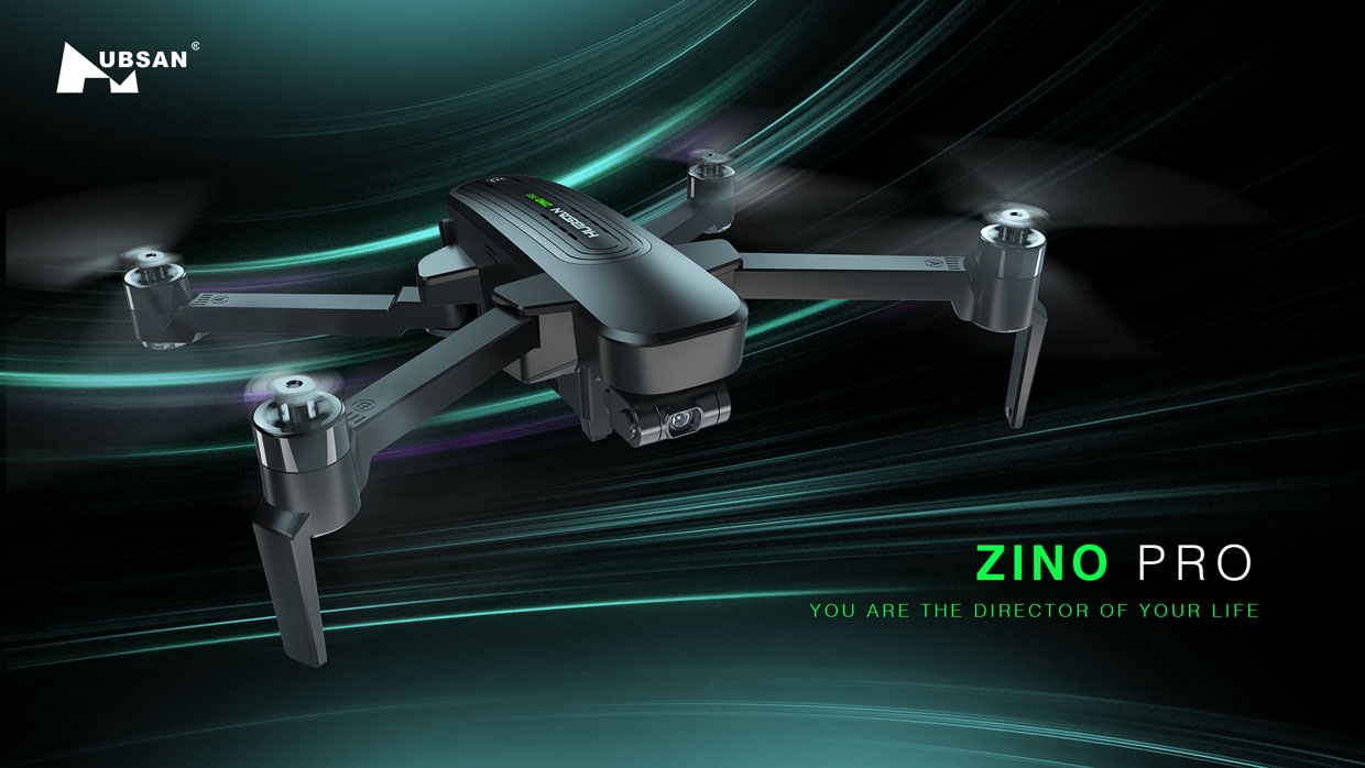 Hubsan ZINO PRO GPS 5G WiFi 4KM FPV with 4K UHD Camera 3-Axis Gimbal RC Drone Quadcopter RTF